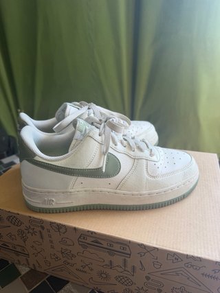 Nike Air Force 1 Verde/Blanco Talla 36.5