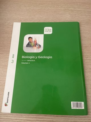 Biología y geología, 3 ESO serie Observa