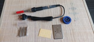 Soldador estaño 60W + Accesorios