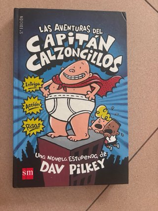 Lote de libros del Capitán Calzoncillos