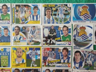Lote cromos fútbol Real Sociedad Panini La Liga