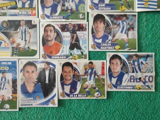 Lote cromos fútbol Real Sociedad Panini La Liga