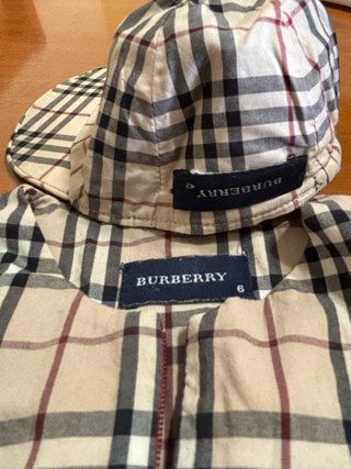 Burberry - Conjunto Bebé 6 Meses