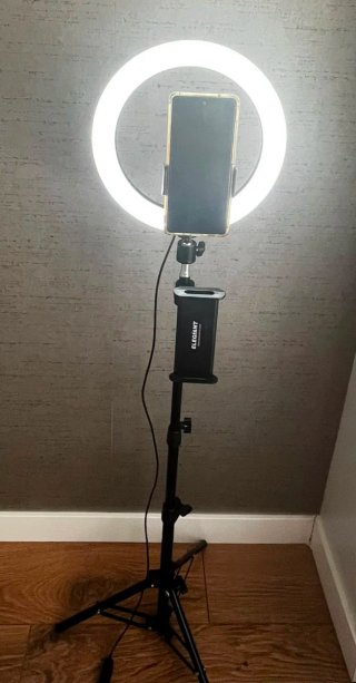 Aro de Luz LED con Trípode y Soporte Móvil