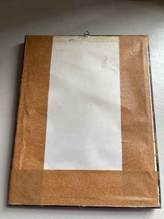Quadro con cornice vintage: papere