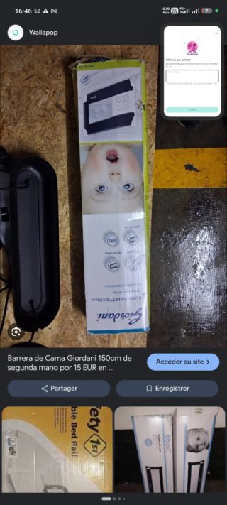 Barrera Cama Giordani 150cm