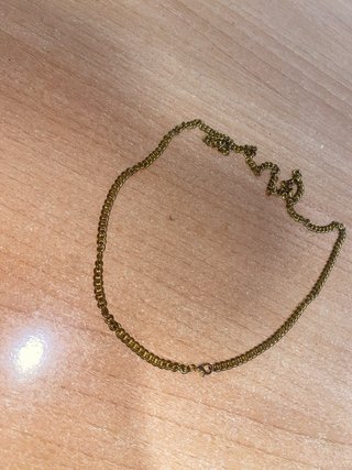 Cadena de oro estilo cubano