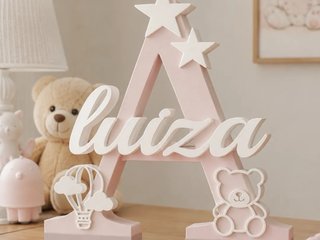 Letras decorativas 3D Personalizadas