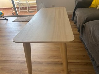 Mesa Baja centro Lisabo Ikea Madera Clara