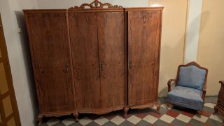 Dormitorio completo clásico madera