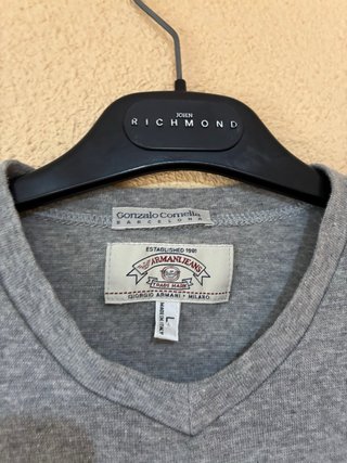Camiseta Armani Jeans Gris Talla L