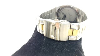 Reloj Lanscotte Solar Azul y Dorado