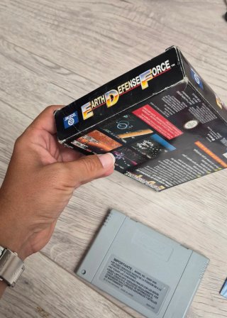 SNES Earth Defense Force PAL Version Español