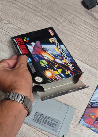 SNES Earth Defense Force PAL Version Español