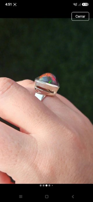 Anillo Ópalo Negro