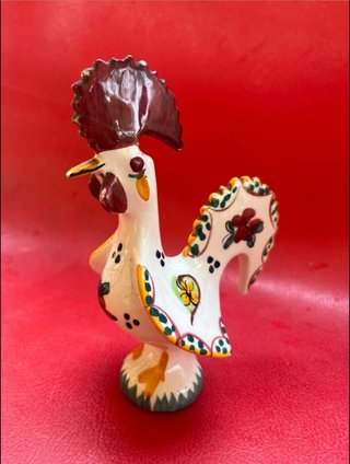 Gallo Ceramica Artistica Decorativo
