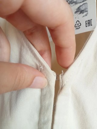 Vestito Zara cotone beige