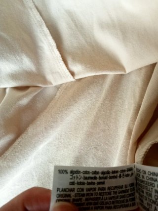 Vestito Zara cotone beige
