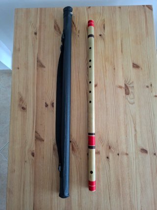 Bansuri D Bass - Re + Funda