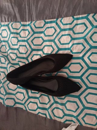 Zapatos planos negros