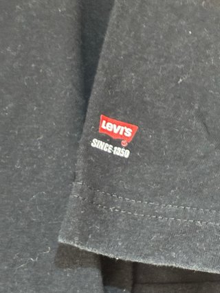 Camiseta Levi's Negra Talla S Algodón