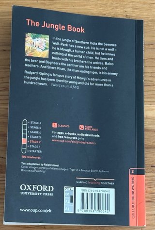 Oxford Bookworms Library: Stage 2: The Jungle Book