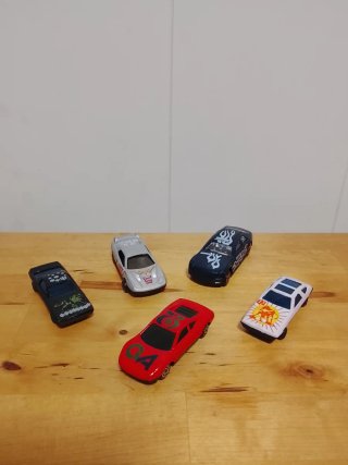 Maletín Organizador Rojo para Coches Juguete