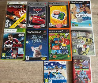 6 euros cada 1 Videojuegos PS2, Xbox 360, Wii, PSP