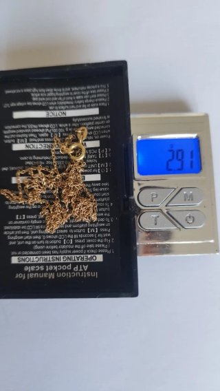 Cadena de oro fina