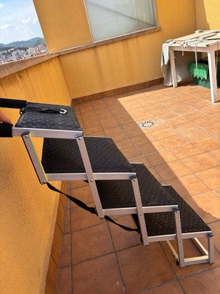Escalera para perros plegable