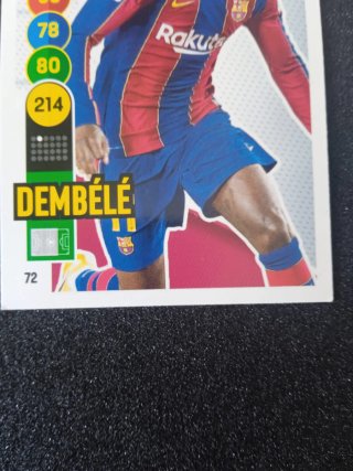 Trio Cartas Adrenalyn XL Messi, Griezmann, Dembélé