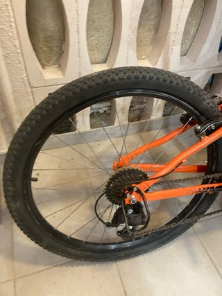 Bicicleta de montaña Rockrider naranja