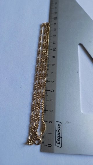 Cadena Figaro Oro