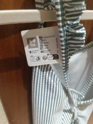 Bañador niña Decathlon verde
