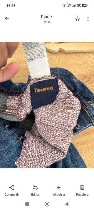 Pantalones vaqueros Incotex Talla M