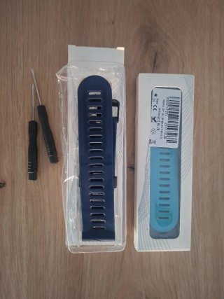 Correas Garmin Fenix 3 Azul Medianoche y Azul Mari