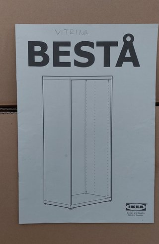 Mueble IKEA Besta Negro/Marrón