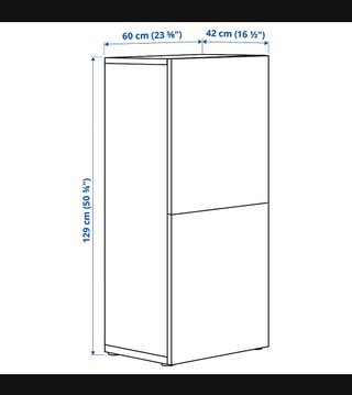 Mueble IKEA Besta Negro/Marrón