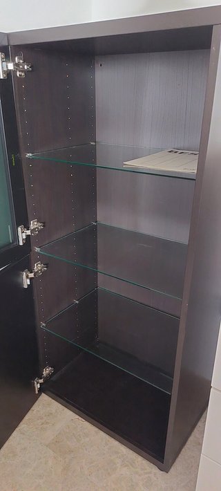 Mueble IKEA Besta Negro/Marrón