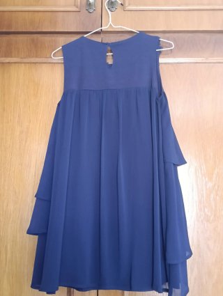 Vestido azul marino juvenil