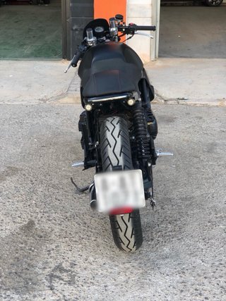 BMW K75 Cafe Racer Negra