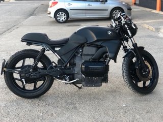 BMW K75 Cafe Racer Negra