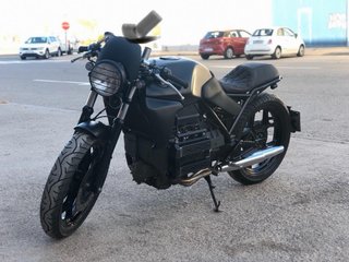 BMW K75 Cafe Racer Negra