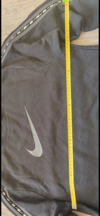 Sudadera Nike azul con logo y bandas