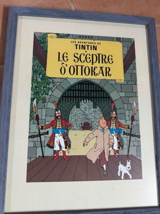 Tintin lamina/ cuadro