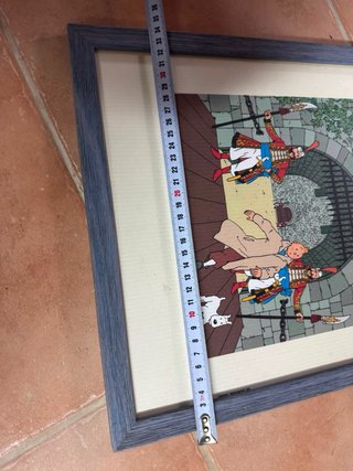 Tintin lamina/ cuadro