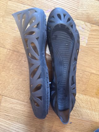 Merceditas Crocs Mujer Talla 42 Gris