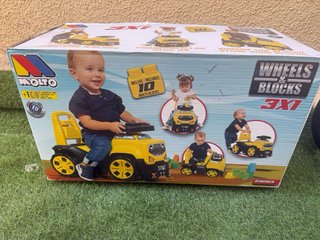 Coche correpasillos Molto con bloques