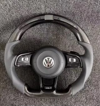Volante GTI Fibra Carbono y Alcántara