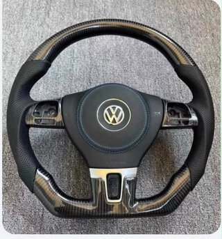 Volante GTI Fibra Carbono y Alcántara